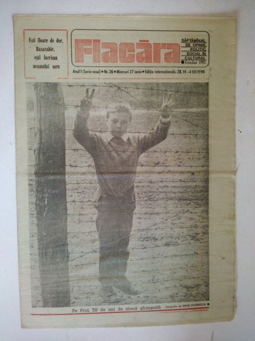 Ziarul FLACARA - 28 noiembrie - 4 decembrie, 1990