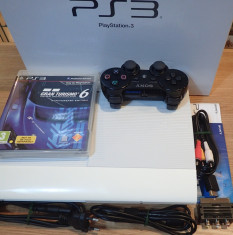 Consola Sony Playstation 3 UltraSlim 500Gb impecabila Joc Blu-Ray Gran Turismo6 foto