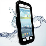 Toc subacvatic impermeabil Samsung Galaxy S4 i9500 + folie protectie ecran, Negru, Plastic