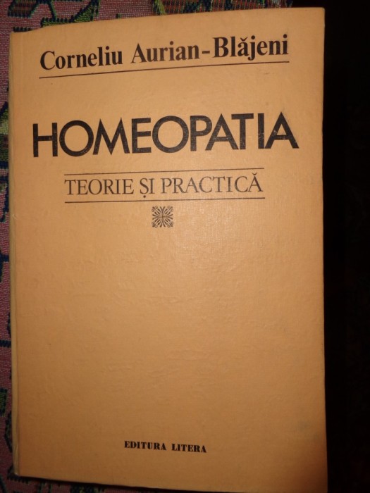 Homeopatia teorie si practica an 1985/574pagini- Corneliu Aurian Blajeni foto mare Homeopatia teorie si practica an 1985/574pagini- Corneliu Aurian Blajeni foto mare