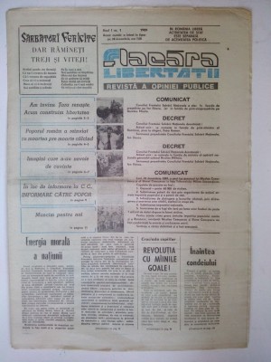 Ziarul FLACARA - joi 28 decembrie 1989 foto