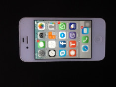 iphone 4 Alb - 32GB- Neverloked, Impecabil, Primul proprietar, Folie , Husa, foto