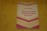 Romanian-English / English-Romanian Dictionary - Irina Panovf - 1986