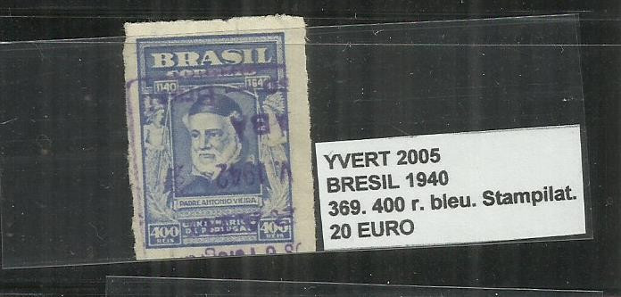 BRAZILIA - 1940 - 369. 400 R.