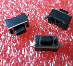 Microintrerupator tact SMD PCB / push button 3x6x5mm 0.05A/12VDC foto