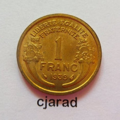 Moneda 1 Franc - Franta 1939 *cod 489 foto