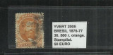 BRAZILIA - 1876 - 77 - 36. 500 R, Stampilat