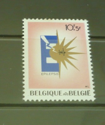 BELGIA 1972 &amp;ndash; SANATORIUL PENTRU EPILEPSIE, timbru MNH, B38 foto