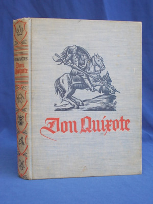 MIGUEL DE CERVANTES - DON QUIJOTE ( IN GERMANA ) * ILUSTRATII - 1925 * foto