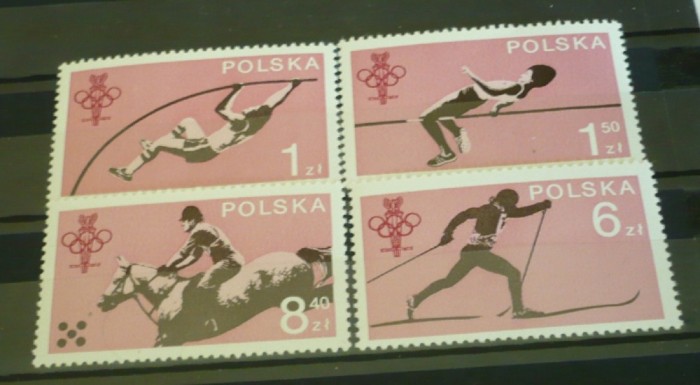 POLONIA 1979 – SPORTURI OLIMPICE , serie MNH U16 POLONIA 1979 – SPORTURI OLIMPICE , serie MNH U16