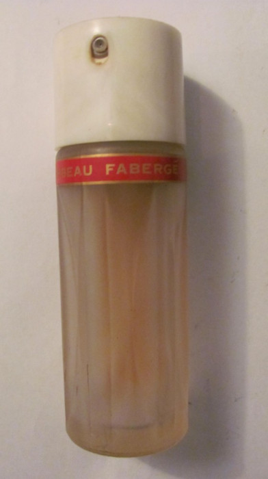 PVM - Sticla veche Apa Colonie FABERGE made in SUA USA
