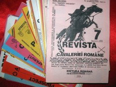 LOT 60 reviste, cataloage, brosuri, CAVALERIE, CAI, CALARIE, ECHITATIE , Rar! foto