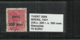 BRAZILIA - 1931 - 235C . 200 R. S.300., Stampilat