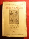 Poetii Vacaresti -Vieata,Opera lor Poetica - Ed.1940 ingrijita de P.Papadopol