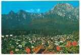 % carte postala (ilustrata)-BUSTENI-Prahova-Vedere spre m-tii Bucegi