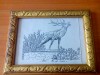 Tablou cerb Arlon, Nonfigurativ, Cerneala, Altul