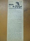 Bilete de papagal nr. 367 director Tudor Arghezi 18 aprilie 1929