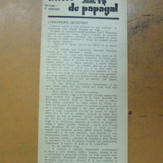 Bilete de papagal nr. 367 director Tudor Arghezi 18 aprilie 1929