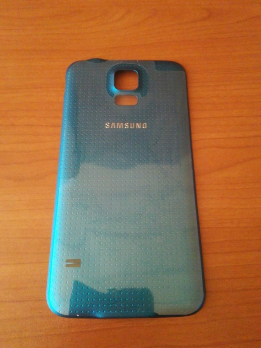 Capac Samsung Galaxy S5 G900 G900F carcasa baterie spate albastru