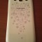 Capac baterie Samsung Galaxy s3 I9300 albe rosii la fleu / insertii florale