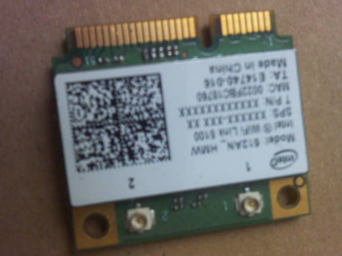 512AN_HMW Intel Wifi 5100 Sony VAIO VGN-FW31M FW41J pcg-3f1m 3h1m 300mbPS