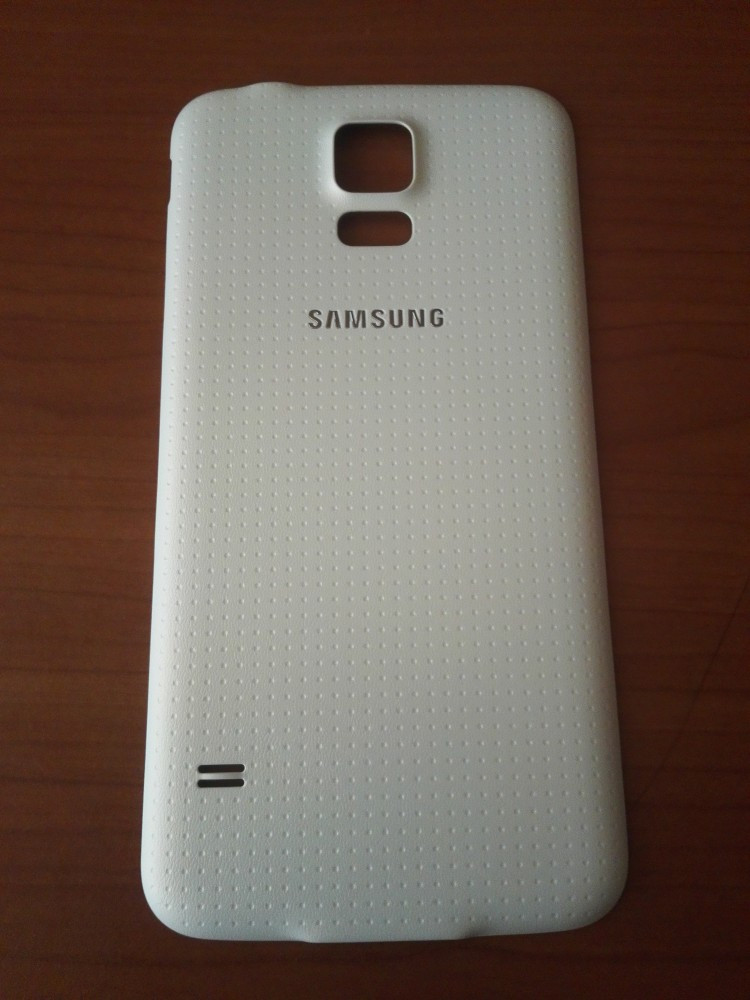 Capac baterie Samsung Galaxy S5 G900 G900F pentru spate / alb | Okazii.ro