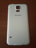 Capac baterie Samsung Galaxy S5 G900 G900F pentru spate / alb
