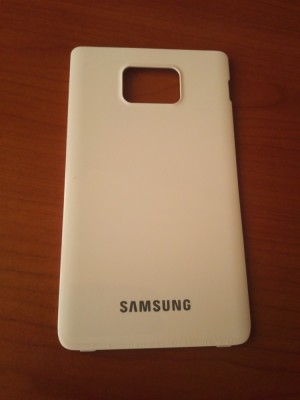 Capac baterie Samsung S2 i9100 i9105 alb foto