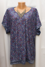 Bluza noua, made in Italy, model floral, L/XL foto