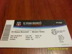 Invitatie Loja Steaua - Dinamo Tbilisi foto