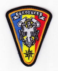 emblema militara - cercetas (cercetare) foto