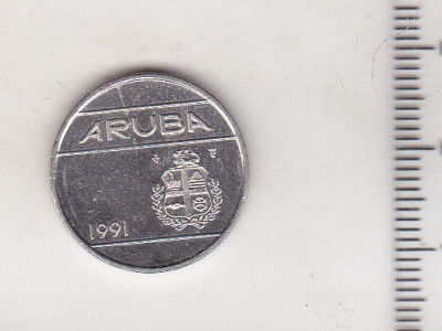 bnk mnd Aruba 25 centi 1991 foto