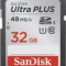 SANDISK ULTRA PLUS SDHC UHS-I CARD 32GB, FULL HD, CLASS 10, NOU 48 MB/S 320X