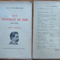 Al. T. Stamatiad , Din trambite de aur , Poeme , 1930