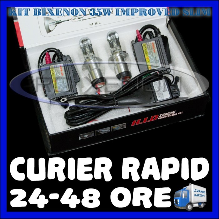 KIT BIXENON IMPROVED SLIM DIGITAL 35W - H4 H13 HB5 - 4300K, 5000K, 6000K, 8000K KIT BIXENON IMPROVED SLIM DIGITAL 35W - H4 H13 HB5 - 4300K, 5000K, 6000K, 8000K