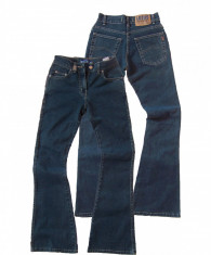 Blugi dama - elastici evazati talie inalta LOTUS jeans W 26 (Art.F19) foto