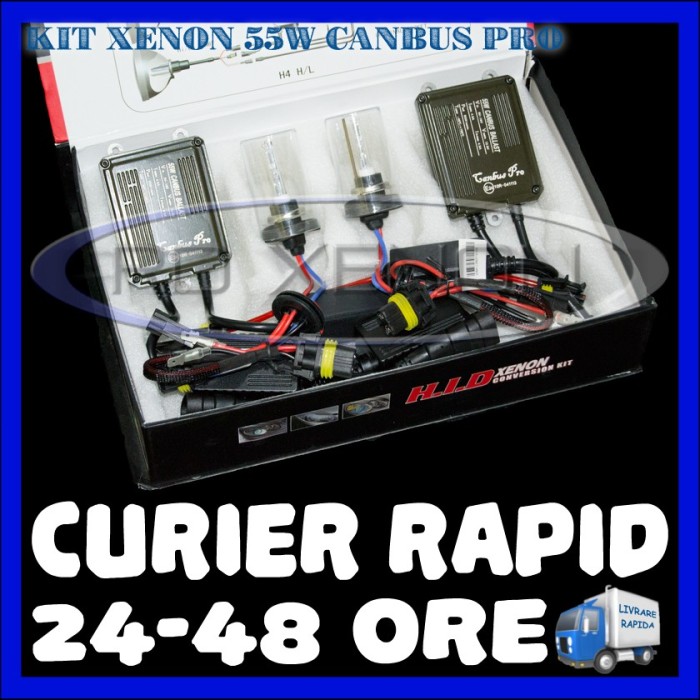 KIT XENON 55W - 24V CAMION CANBUS PRO - H1, H3, H7, H10, H11, H27, HB3, HB4, HB5