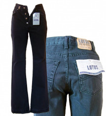 Blugi dama - gri - talie inalta - LOTUS jeans W26 (Art.F12-F14) foto