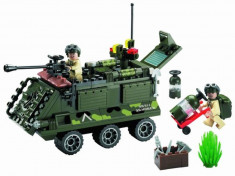 Vehicul Blindat joc tip LEGO Armata 167 piese Enlighten Combat Zones 814 Armored foto