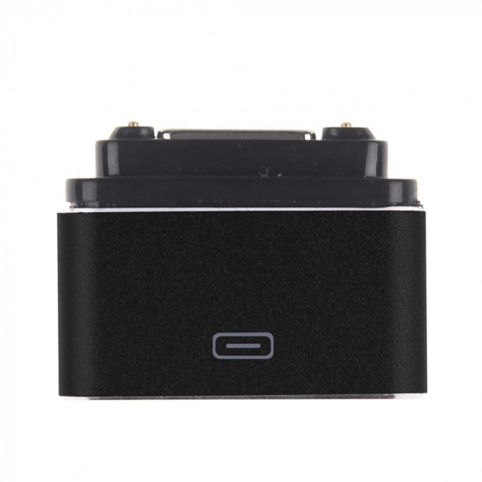 Adaptor micro usb cablu incarcare magnetic NEGRU Sony Xperia Z1 Z2 Z3 Z4 Z5