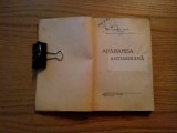 APARAREA ANTIAERIANA - Andrei ioan - 1939, 193 p., Alta editura