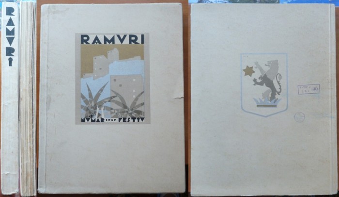 Ramuri, numar festiv, 1905 - 1929, 1500 exemplare de lux, editie bibliofila