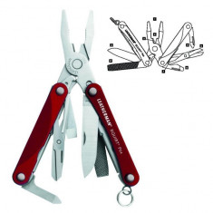 Briceag Multifunctional Squirt PS4 45mm Red Leatherman foto