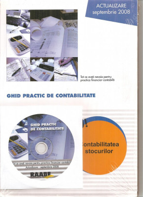(C6264) GHID PRACTIC DE CONTABILITATE SEPTEMBRIE 2008, STOCURI... CU CD foto