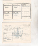 Bnk div Legitimatie de servici pentru Rafinaria Ploiesti anii `50, Romania de la 1950, Documente
