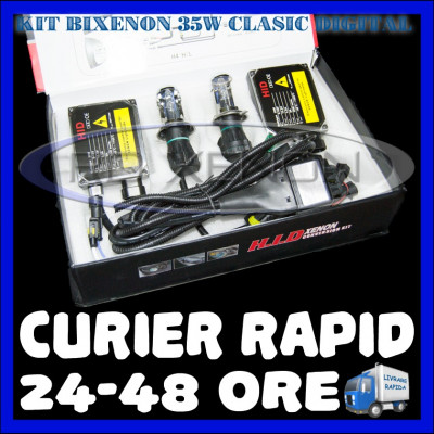 KIT BIXENON CLASIC DIGITAL 35W - H4 - 4300K, 5000K, 6000K, 8000K - GARANTIE 1 AN foto