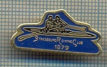 978 NEW INSIGNA-SPORTIVA-STRASBOURG ROWING CLUB -CANOTAJ-starea care se vede foto