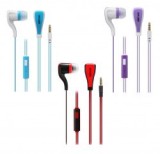 Astrum Hands-free Universal Jack 3.5mm EB220 Rosu Blister, Casti In Ear, Cu fir, Mufa 3,5mm