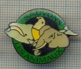 976 NEW INSIGNA-SAUVONS LES ANIMAUX-SALVATI ANIMALELE-FRANTA-starea care se vede