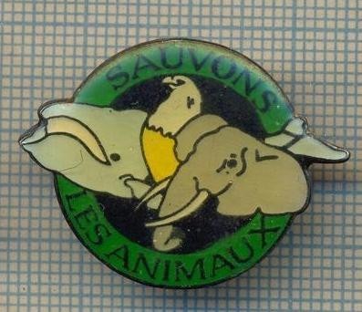 976 NEW INSIGNA-SAUVONS LES ANIMAUX-SALVATI ANIMALELE-FRANTA-starea care se vede